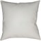 Tiwari Home 18" White and Black Cat Printed Square Throw Pillow Cover with Knife Edge